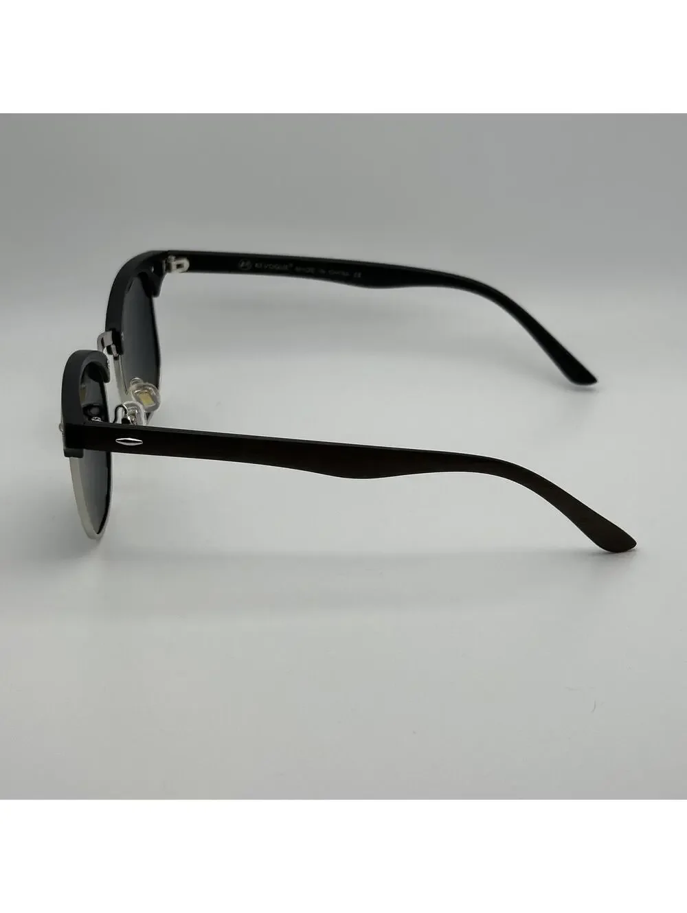 A&E Vogue Sunglasses with Dark Lenses and Wood-Effect Frame